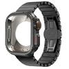 Металлический корпус + ремешок из нержавеющей стали для Apple Watch Band Ultra 3 2 49 мм 11 10 46 мм Защитный корпус Обновление Iwatch 9 8 7 SE 45 мм 44