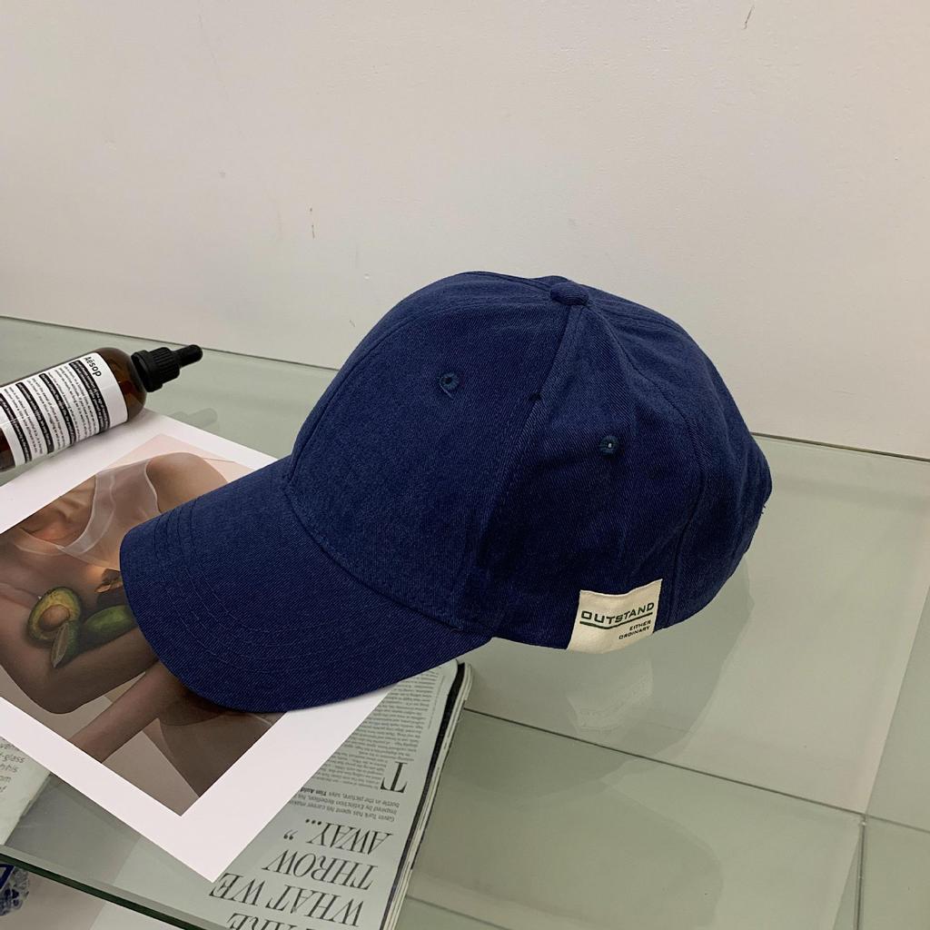 Модная корейская бейсболка в стиле ретро для женщин и мужчин - мягкая кепка от солнца на весну/лето