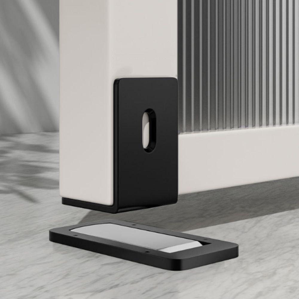 Ультратонкий дверной стопор из нержавеющей стали Ультратонкий сильный магнитный держатель для двери Рама Дверь