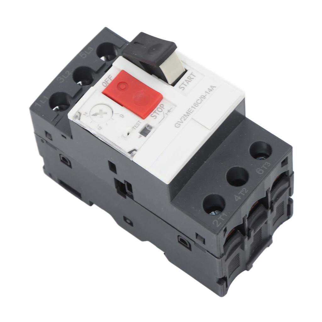 Motor Circuit Breaker Overload Short Circuit Protection 35mm Guide Rail Mounting Motor Protection