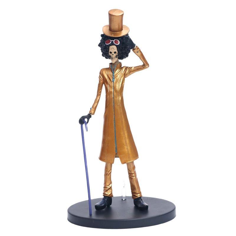 Аниме ONE PIECE FILM GOLD Брукк Брук White Suit Ver. ПВХ Фигурка Статуэтка Коллекционная Модель Игрушки для Детей Кукла Подарки