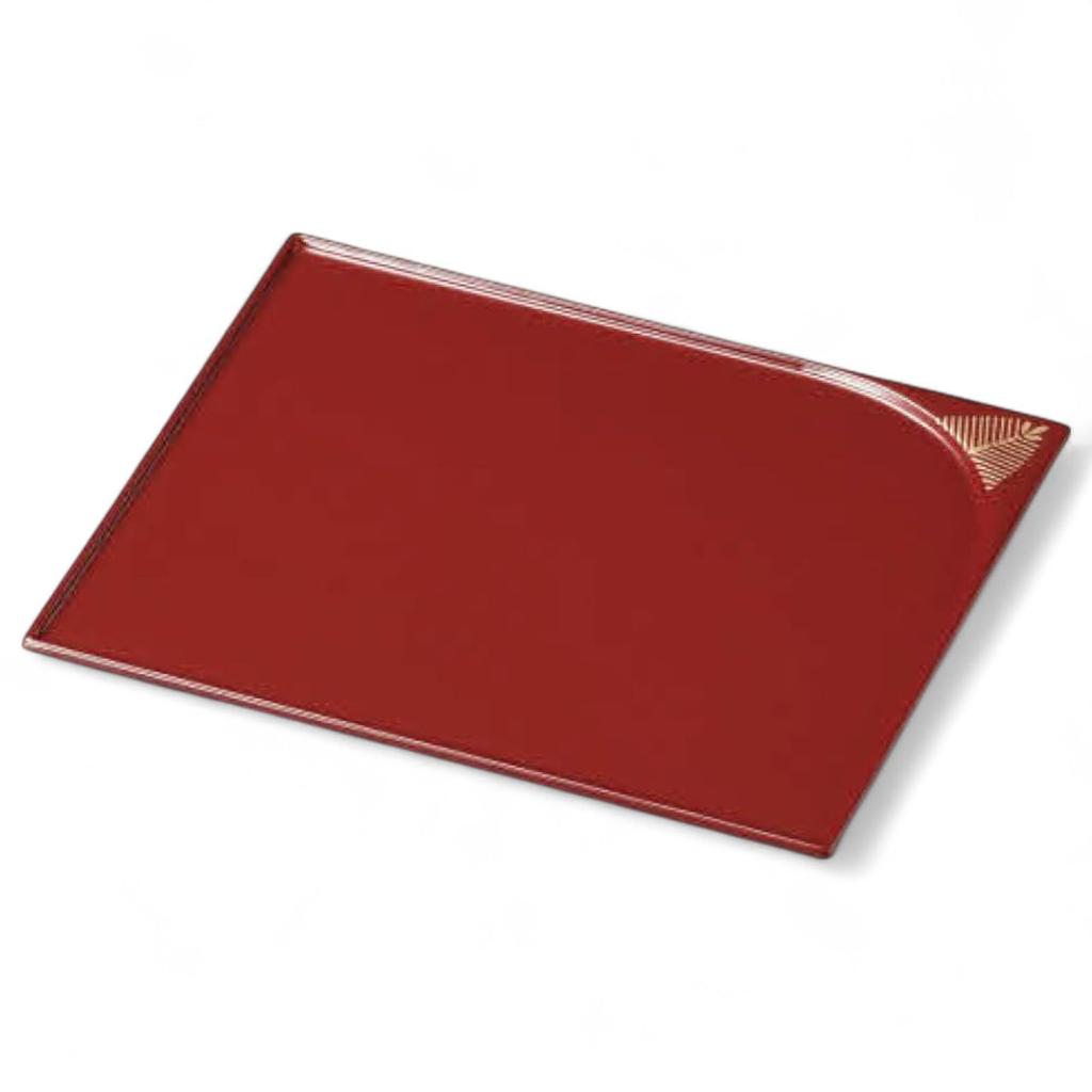 Lacquerware Made in Japan J-kitchens Plate, Wooden, Lacquered, PID-531138,
