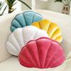 3D Velvet Shell Pillow Soft Insert Seashell Ocean Beach Theme Throw Pillow