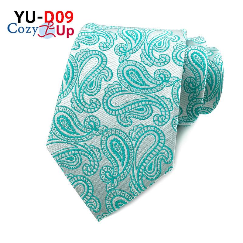 Уютный ап 3,15 дюйма(8 см) Модный полосатый мужской галстук с узором пейсли в клетку и цветком на свадьбу