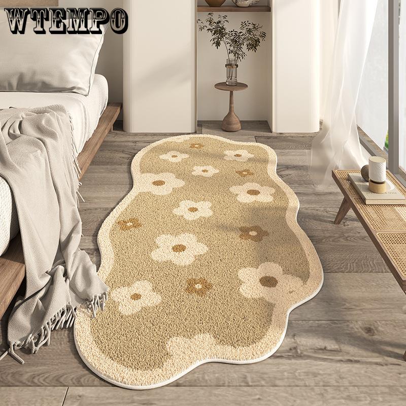 Minimalist Style Carpet Home Bedroom Bedside Carpet Irregular Living Room Study Carpet Homestay Carpet