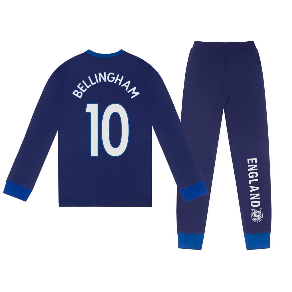 England Football Boys Bellingham 10 Sublimated Long Pyjama Set