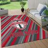 Custom Name Toronto FC Flannel Pattern Square Carpet,Area Rug,Carpet Rug for Living Room Bedroom Sofa Playroom Decor,Non-slip Floor Mat