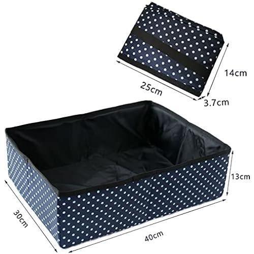 Складной лоток для кошачьего туалета - Omxyinma - Портативный - Водонепроницаемый - Синий