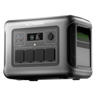 Портативная электростанция ALLPOWERS R1500 LITE, резервная батарея LFP 1056 Вт·ч с 4 розетками переменного тока 1600 Вт