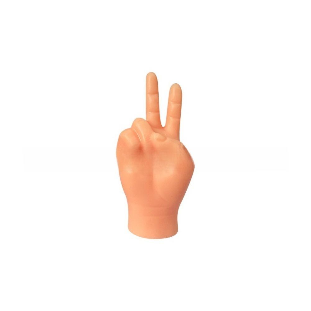 Novelty Feature Finger Cat Toy Mini Size Mini Finger Puppet Funny Funny Prank Gift Pet Supplies