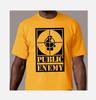 Public Enemy Золотая Унисекс Футболка Все Размеры Унисекс Футболка