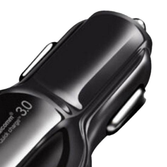 USB Charger 12/24V Universal LED Indicator Dual Port Fast Charging QC3.0 Bowling Car Charger for Automobile