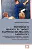 The Proficiency In Pedagogical Content Knowledge for Teaching Mathematics Book