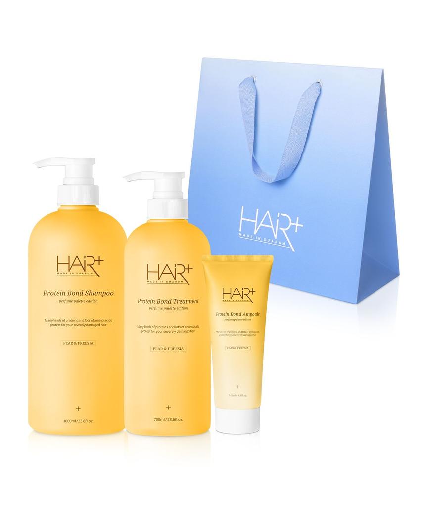 Freesia Perfume Protein Heat Protection Intensive Clinic Gift Set