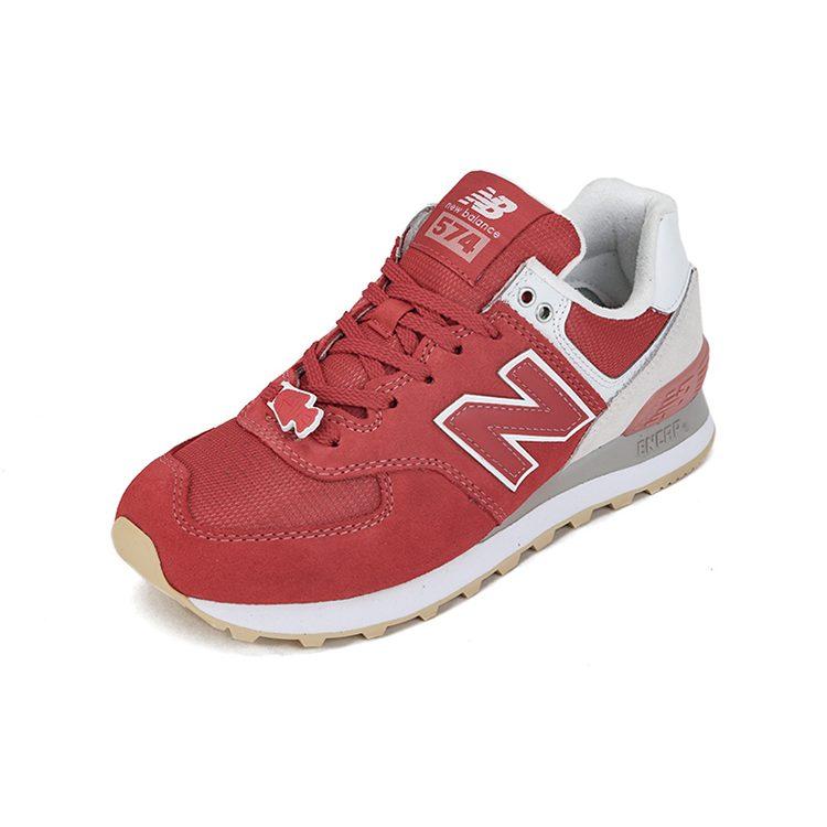 New Balance 574 Красный/Белый Женские WL574TAD