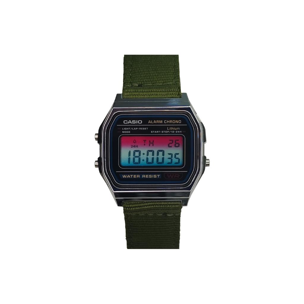Casio Унисекс ЧАСЫ ДЛЯ ПОДРОСТКОВ Черные A158WA-1(Watch3--)