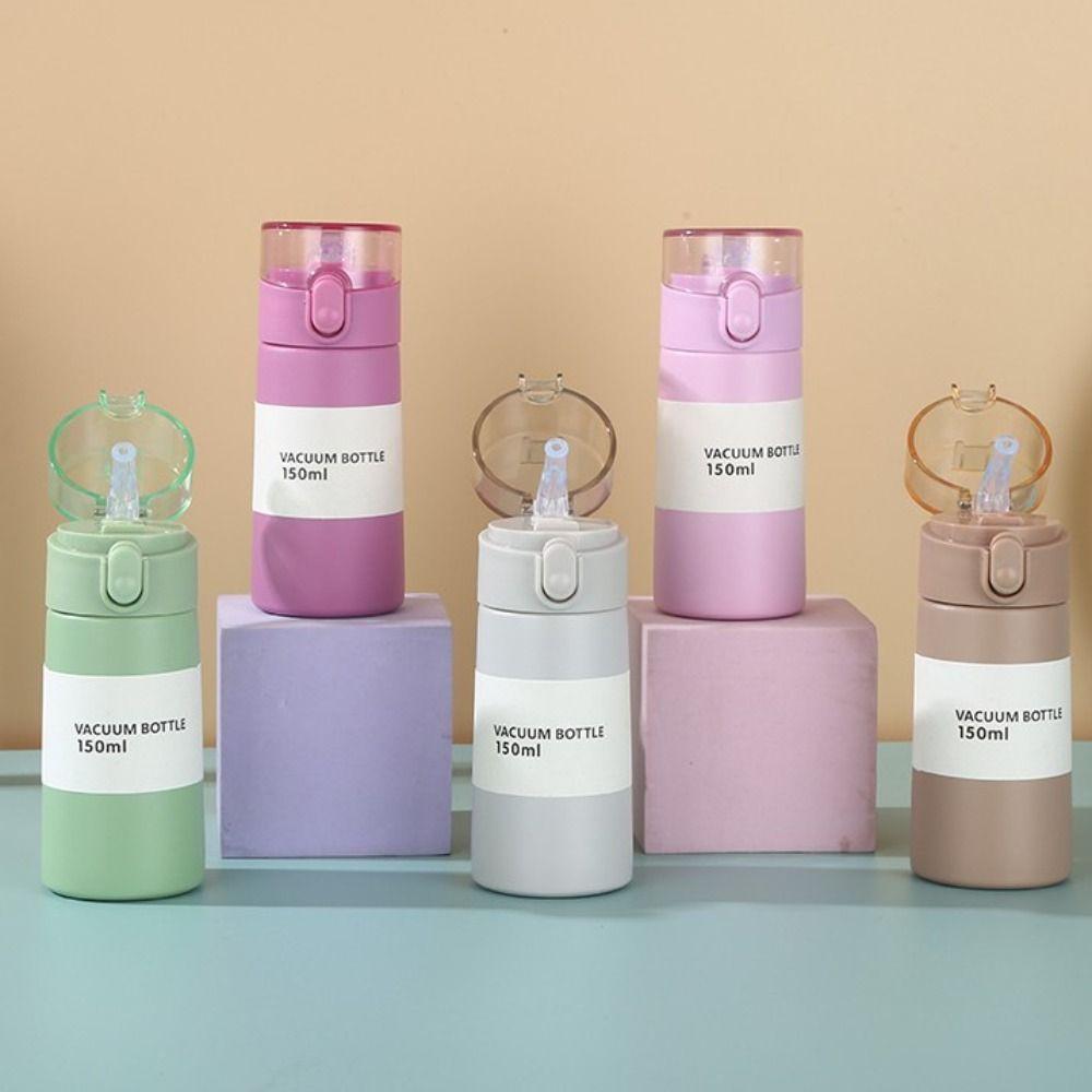 Мини-бутылка для воды 150/250 мл, вакуумная чашка из нержавеющей стали, портативная изолированная бутылка для путешествий