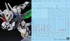 Fluorescent HG RG EG 1144 Robot MS Ensha Detail-Up Water Transfer Decals (for MGSD Gundam Aerial) [Used]