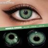 Eyeshare Colored Contact Lenses Imperial Green Fashion Lenses Coffee Colored Lenses Dark Brown Natural Lenses Ocean Blue Colored Lenses 1 Pair