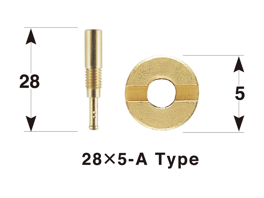 POSH FAITH Набор пилотных жиклеров для мотоцикла из 3 штук Увеличенные пилотные жиклеры для и KSR110 до (28x5-A) DIO-ZX (7 л.с.) (до 2008) 756004-10