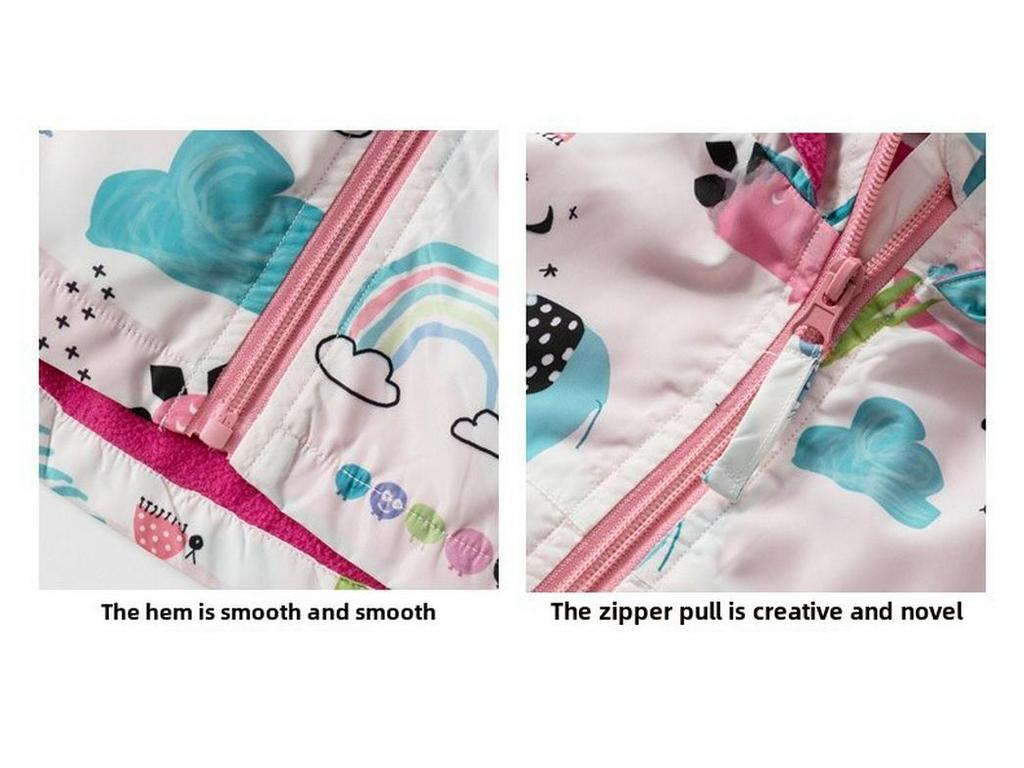 Ветровка с капюшоном для девочек Malwee - теплая куртка на осень/зиму