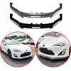 Для Toyota GT86 FT86 2012-2016 Автомобильный передний бампер Губа Спойлер Высококачественный ABS Глянцевый Черный Карбоновый Стиль Комплект Обвеса
