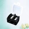 Double Holes Lipstick Pencil Sharpener For Eyebrow Lip Liner Eyeliner Pencil