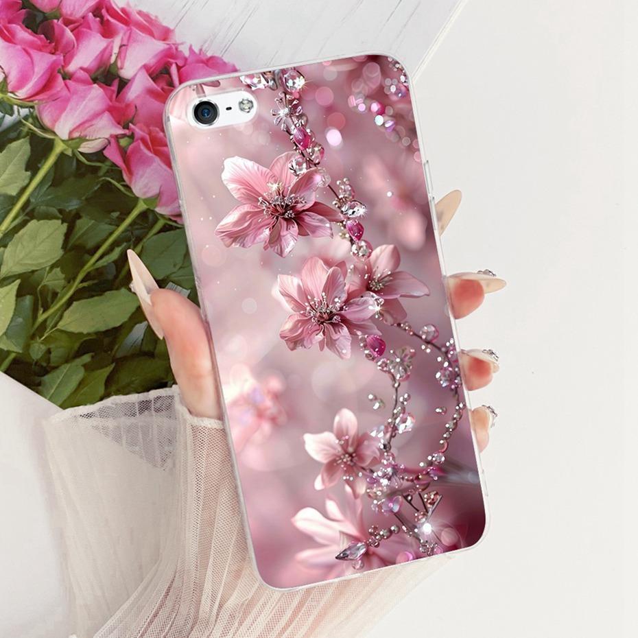 Cute Printing Phone Case For iPhone 5 5s SE (2016) 4 4s Soft Silicone TPU Cases For iPhone4 4s iPhone5 5s Covers Bumpers