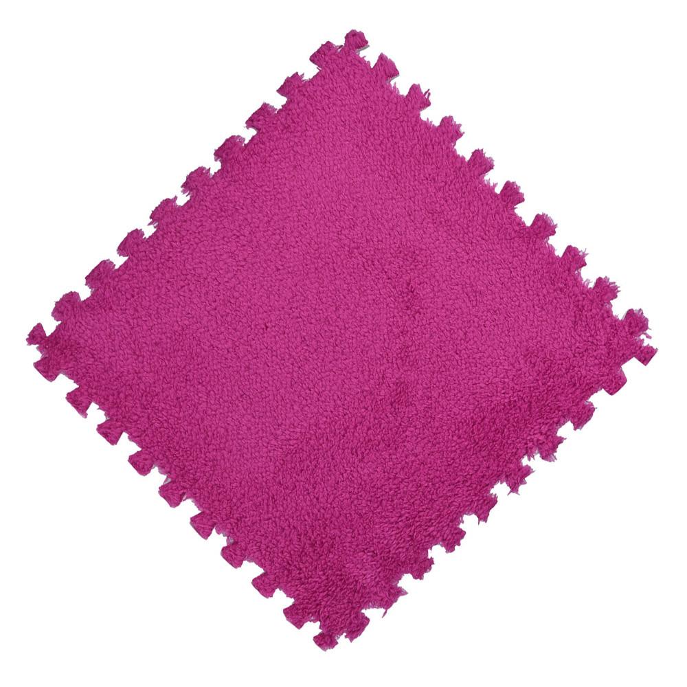 Детский ковер 30*30 см, коврик-головоломка из пены, коврик-головоломка из ЭВА, лохматый бархат, детский эко-пол, 7 цветов