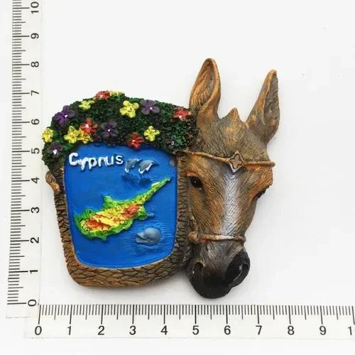 Кипрские магниты на холодильник Туристический сувенир Средиземноморский холодильник Магнитная наклейка Imanes Para El Refrigerador Украшение для дома