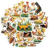 35-150 шт. Мультяшные наклейки с ящерицами Кавайные канцелярские наклейки Наклейка-награда для учителя в классе Граффити Школьные принадлежности
