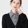 Women Lapel Shirt Detachable Collars Removable Blouse Tops Fuax Clos Decorative Necklace  False Collar Clothing Accessory