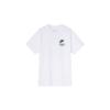 Printed Letter Logo Cotton Crew Neck T-Shirt Men Tops White DM6428-100