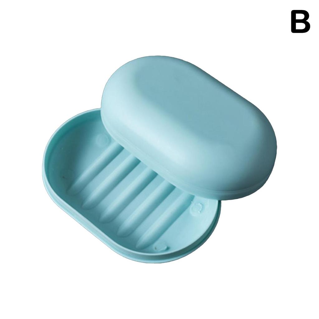 Мыльница Контейнер для мыла Дорожный Герметичный Контейнер для мыла Конфетного цвета D5K3 KTY