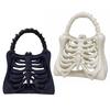 3D Printed Skeleton Bone Bag Halloween Gothic Skeleton Purse Spooky Ribcage Handbag Anatomical Dark Aesthetic Accessory