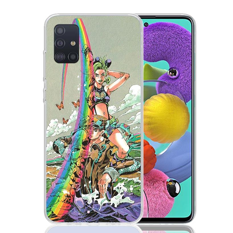 Чехол для телефона JoJo's Bizarre Adventure для Samsung Galaxy A52 A32 A22 A12 A02S A50S A30S A51 A31 AA71 Note 20 Ultra 10 S10 Plus G