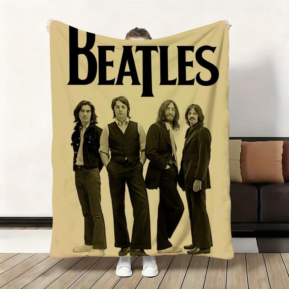 1 шт. Группа The B-Beatles Крутой Плед Фланелевый Пушистый Мягкий Плед Теплый Приятный к коже Плед для Дивана Кровати Офиса Сна Зима