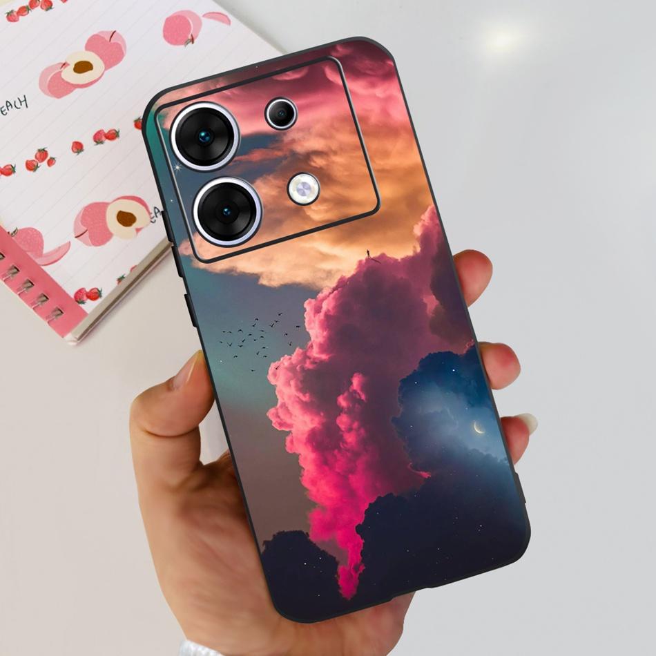 Чехол для Infinix Zero 30 X6731 Zero 30 4G X6731B Элегантный с принтом Мягкий силикон ТПУ Тонкие чехлы Обложка для Infinix Zero30 5G