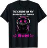 The Chains On My Mood Swing Just Snapped Creepy Cat Smiling Unisex T-Shirt