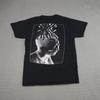 XXXTentacion Bad Vibes Forever Футболка Мужская Средняя Черная Графическая Рэп Футболка Хип-Хоп