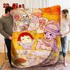 Dungeon Series 2D Flat Pattern Flannel Blanket High quality All Seasons Warmth and Comfort Perfect for Christmas Gifts.PMT0914286