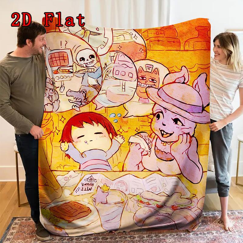 Dungeon Series 2D Flat Pattern Flannel Blanket High quality All Seasons Warmth and Comfort Perfect for Christmas Gifts.PMT0914286