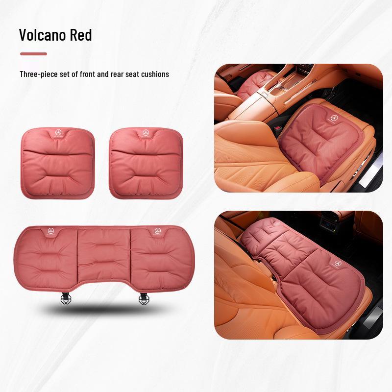 Всесезонные чехлы на сиденья автомобиля из кожи наппа для Mercedes-Benz, BMW, Tesla и Volkswagen - Мягкие для лета