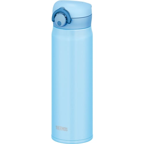 Thermos Vacuum Insulated Portable Mug with One-Touch Opening, 500ml, Light Blue, JNR-500 LB