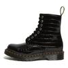 Dr. Martens 1460 Двухслойная кожа Глиттер Кожа крокодила Круглый носок Шнуровка Короткие ботинки Женские ботинки Черный 26262001