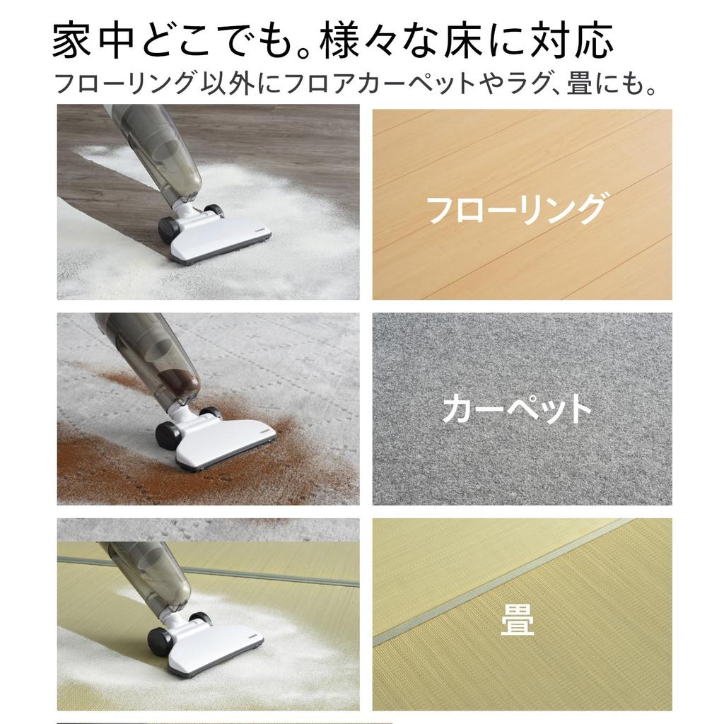 Пылесос Twin Bird, сетевой, ручной, пылесос Cyclone, легкий, двухсторонний, мощный, отдельно стоящий, белый TC-E123SBK