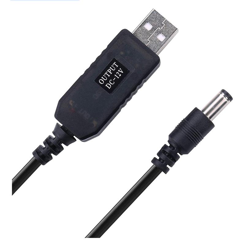 USB power boost line DC 5V to DC 9V / 12V Step UP Module USB Converter Adapter Cable 2.1x5.5mm Plug USB Cable Boost Converter