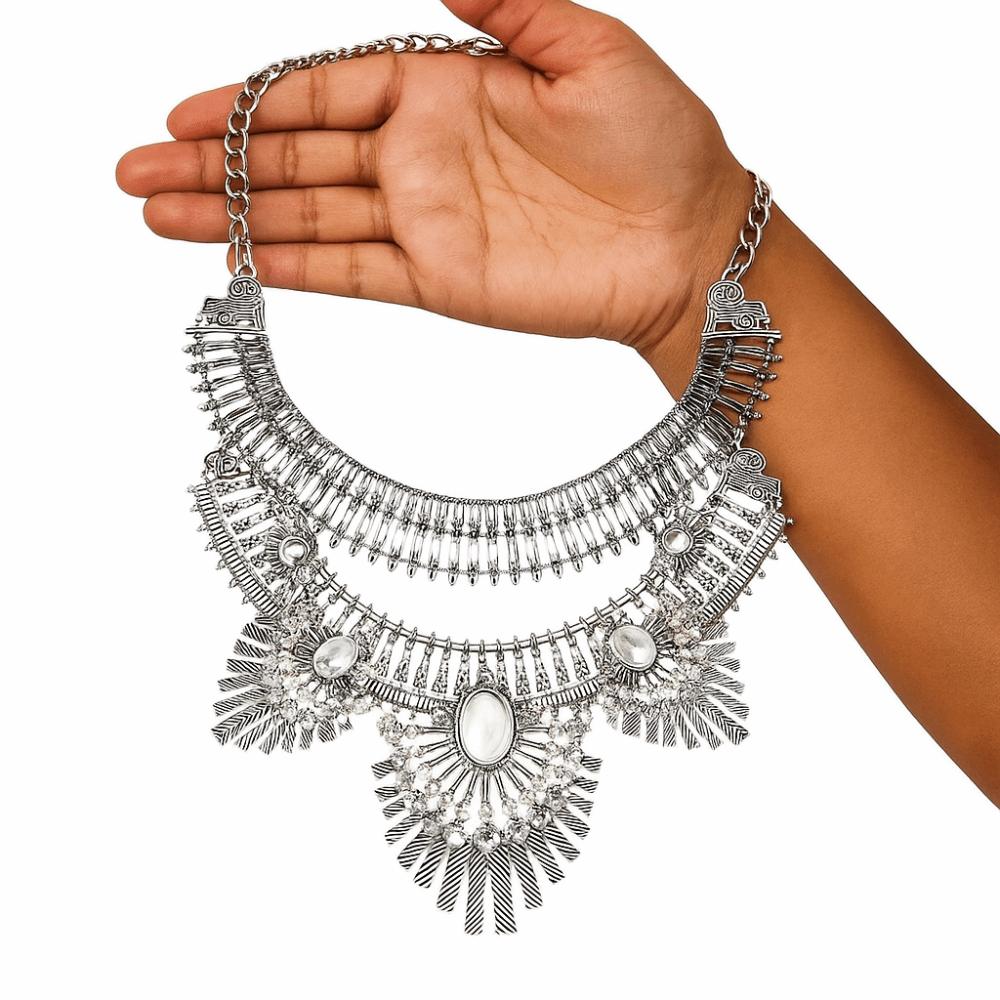 Exquisite Ethnic Style Jewelry Tassel Bohemian Style Necklace Women