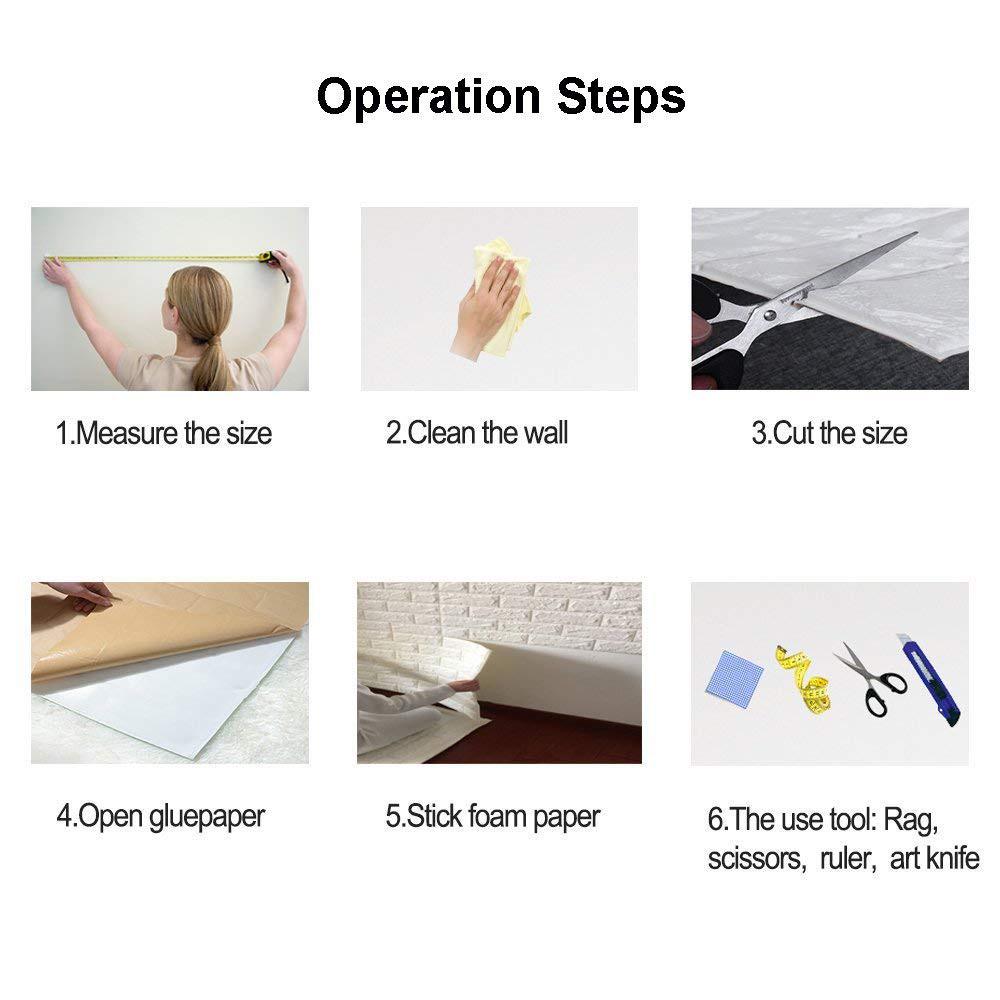 DIY 3D кирпич пенополиэтилен обои панели комната наклейка каменное украшение с тиснением