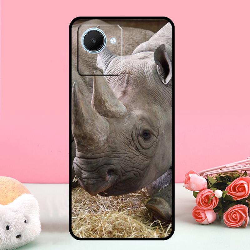 Animal Rhino For Realme C55 C71 C53 C67 C75 C61 C33 C63 C51 C65 10 11 12 13 14 15 Pro Plus GT7 Pro Case